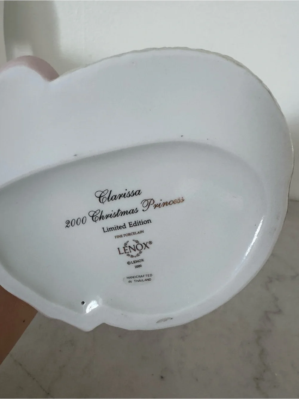 Lenox Clarissa 2000 Annual CHRISTMAS PRINCESS Figurine Limited Edition of 3500